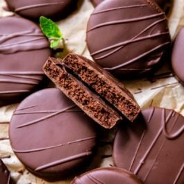 homemade thin mint cookies