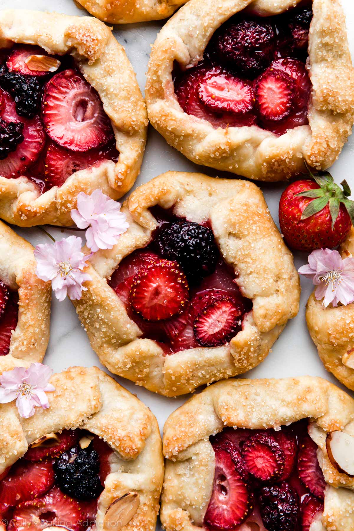 mini fruit galettes