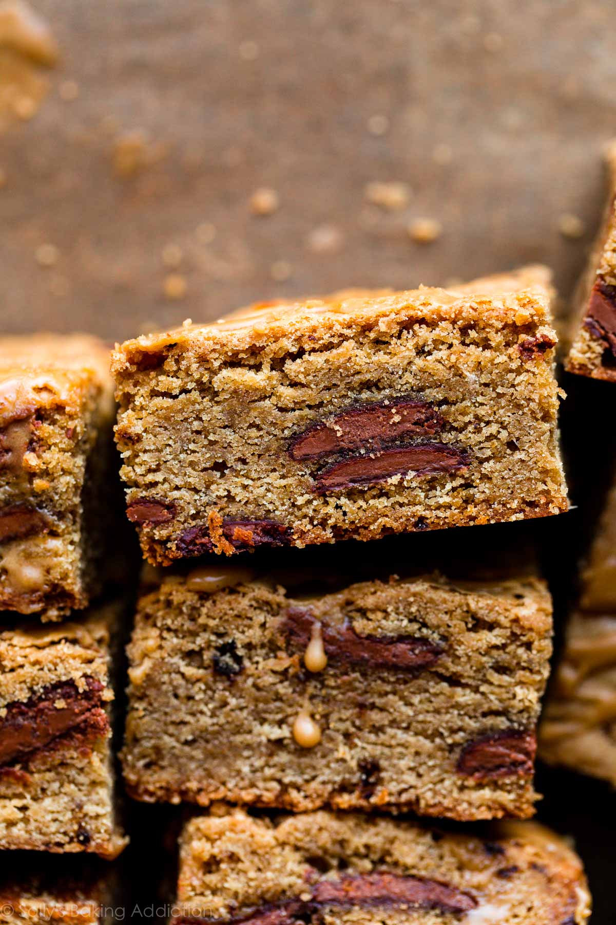 mocha blondie bars